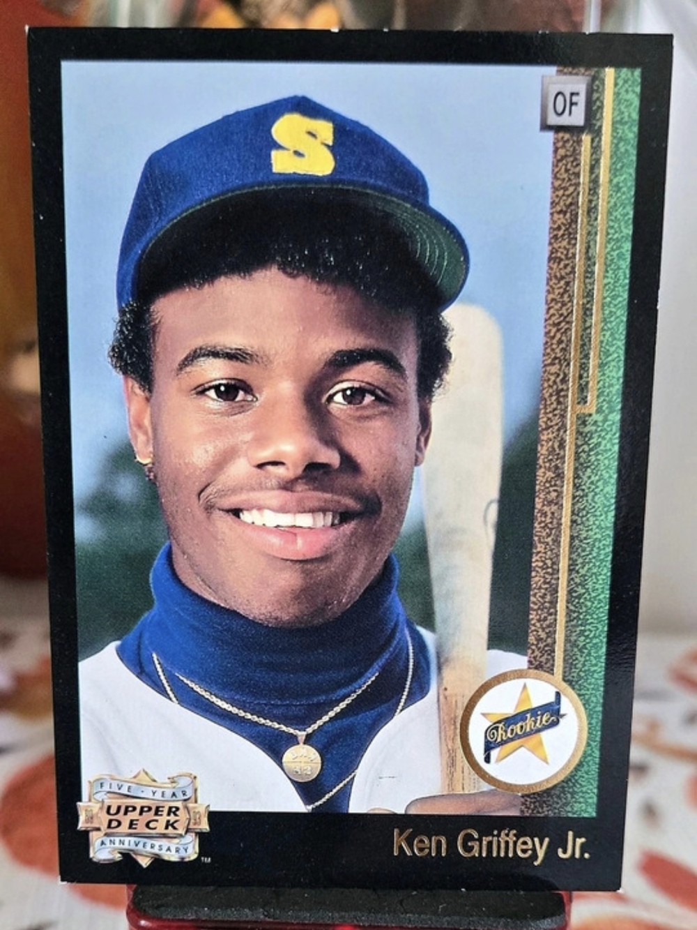 1993 Upper Deck KEN GRIFFEY JR 1989 Fifth Anniversary #A1 - Seattle Mariners